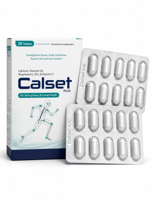 Calset Calclum,VitaminD3, Magnesium, Zinc &amp;amp; Vitamin C